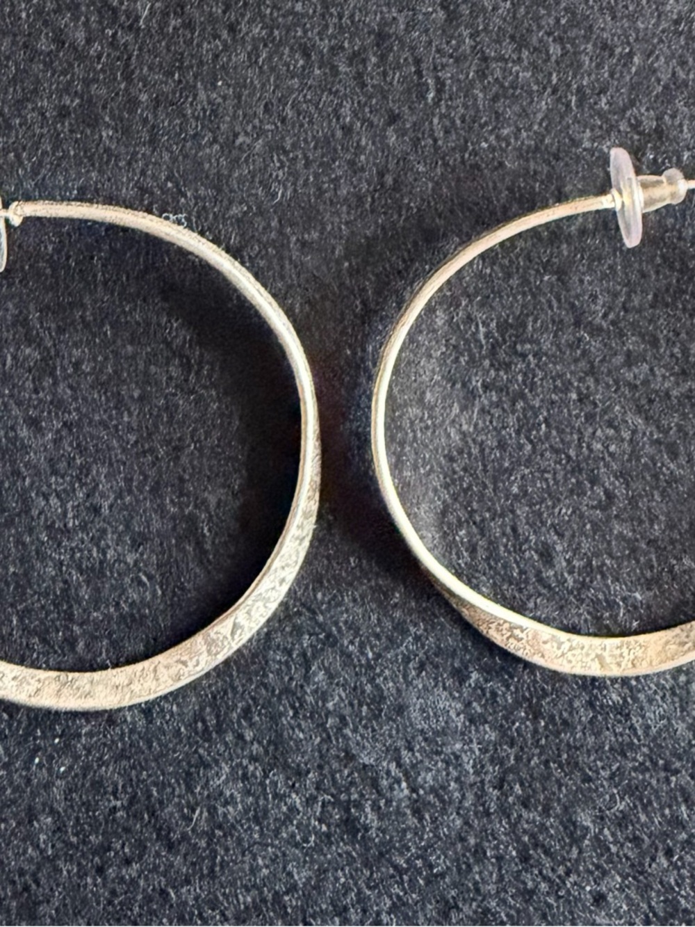 Silpada Sterling Silver hammered Hoop Earrings - Women Jewelry